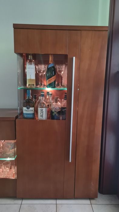 Zestaw komoda + witryna " Bydgoska Fabryka Mebli"