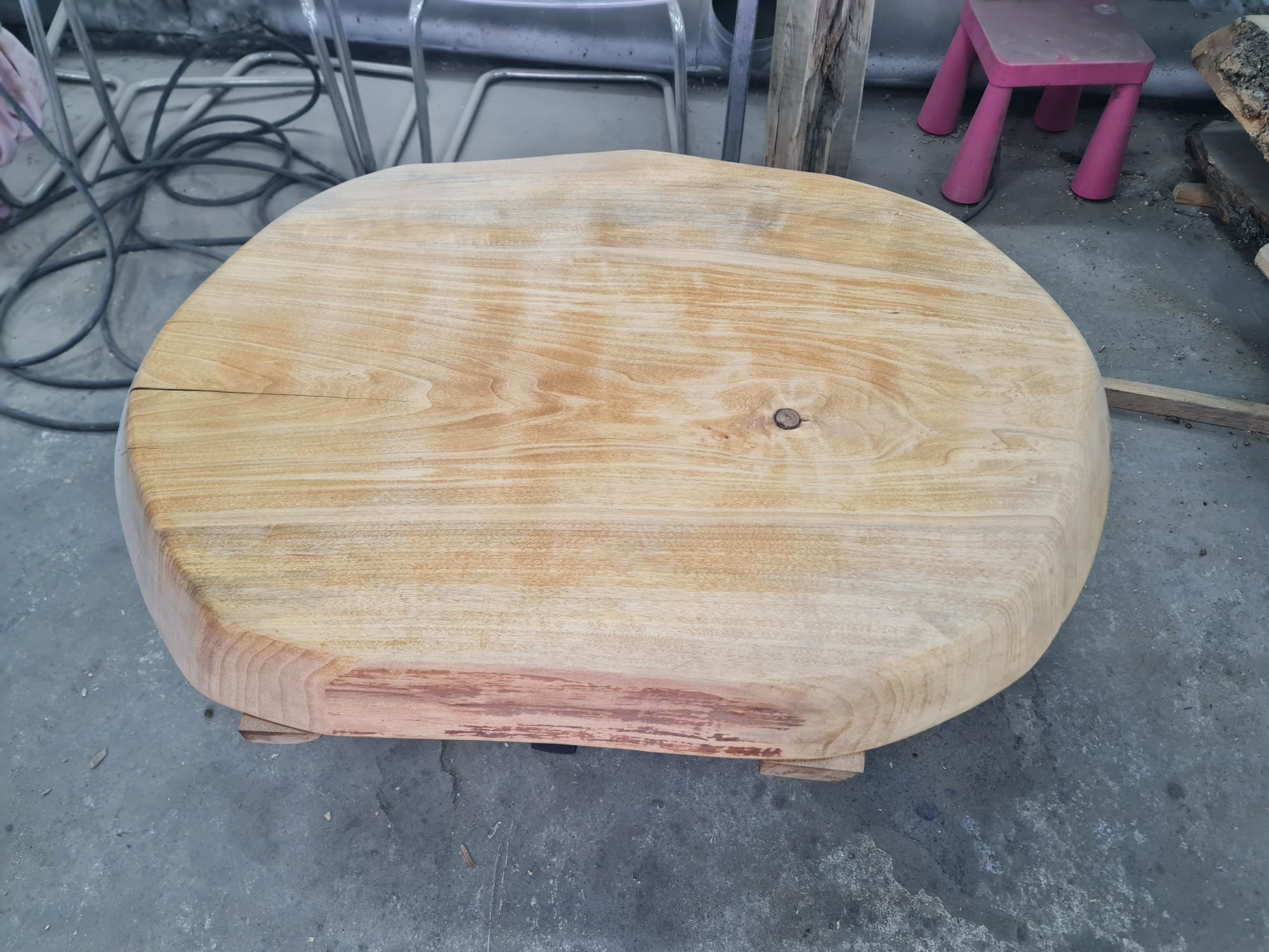 Stolik kawowy ława kawowa drewniana z drewna litego dębowa jesionu