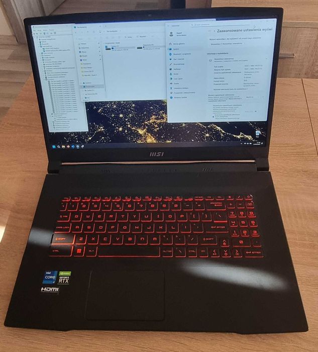 MSI Katana GF76 12UE-691PL, 17cali,  i7 12gen., 32GB, RTX 3060, 1,5TB