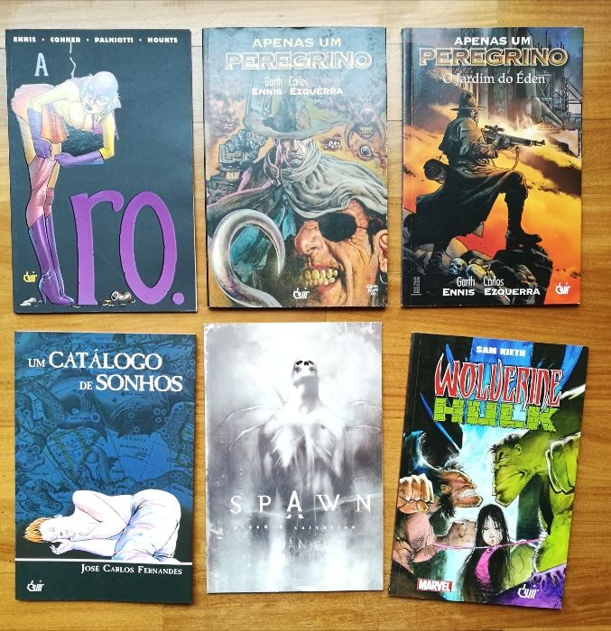 Livros de BD edicoes Devir e outros em bom estado!