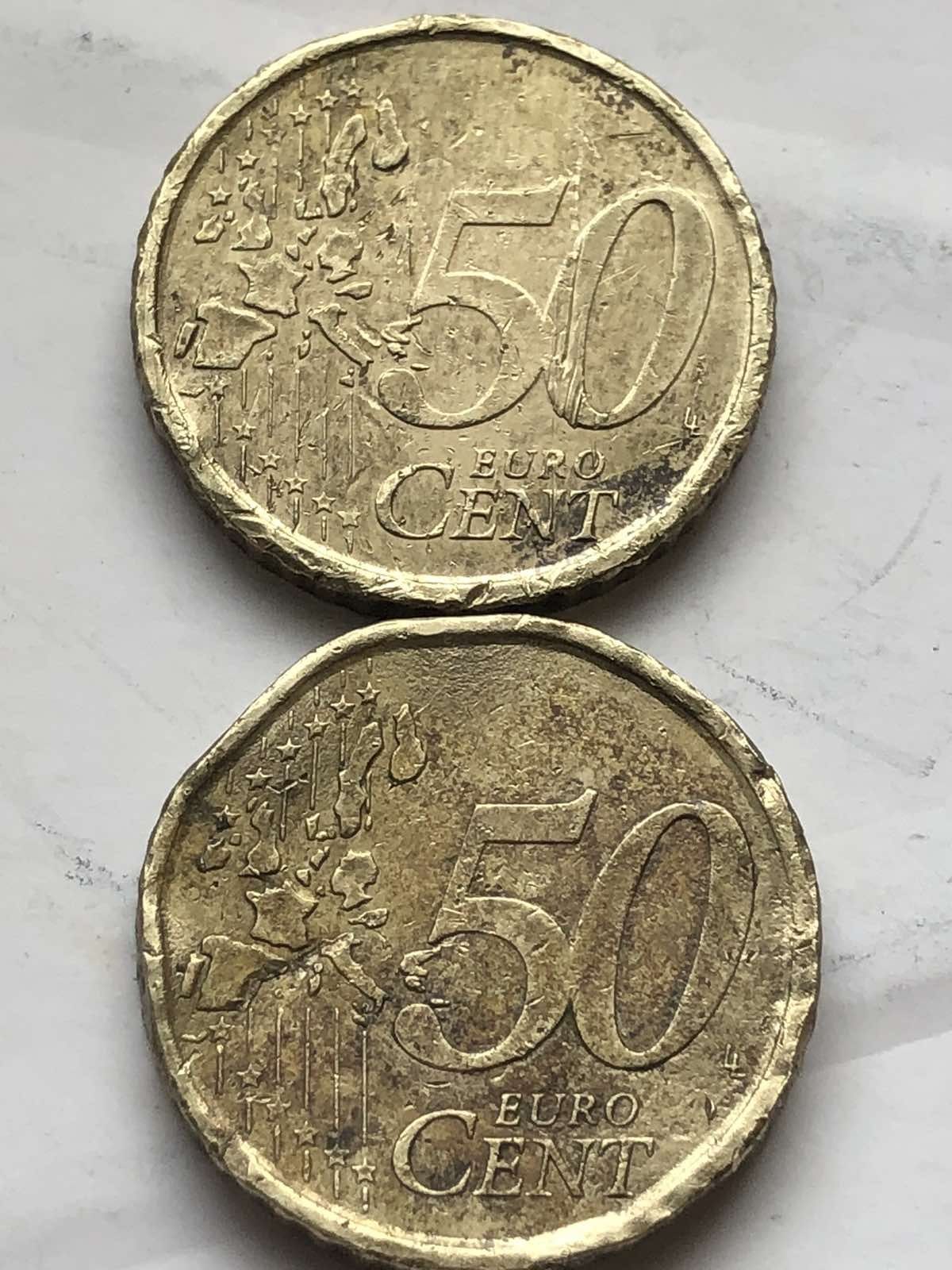 Monety 50 eurocentów RZADKIE