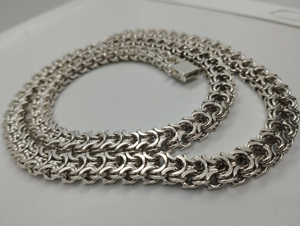 Серебряная крупная цепь 97.85 грамма 57 см
