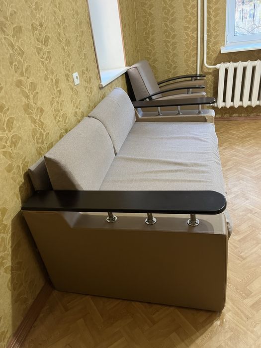 Диван вперед и кресло