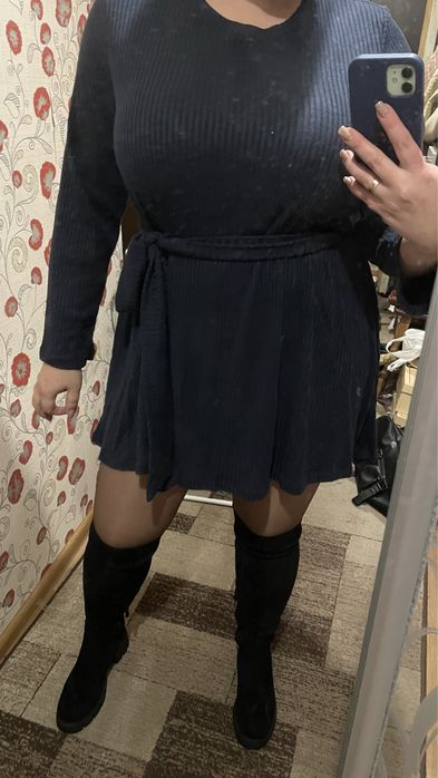 Стильне плаття рубчик