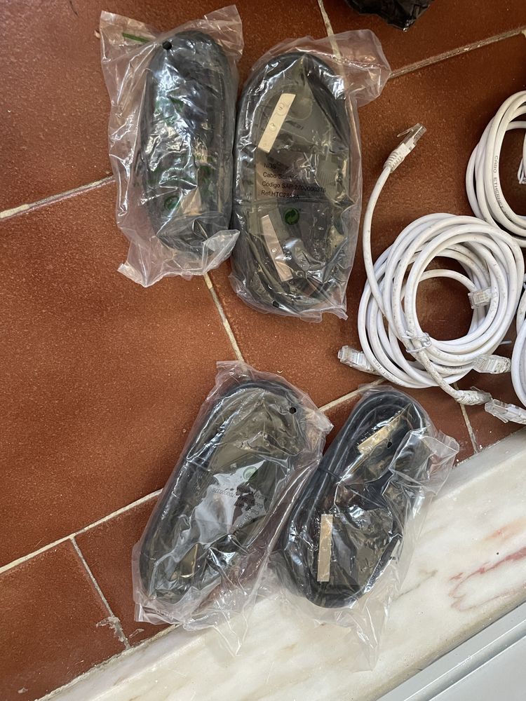 Cabos de rede, HDMI, Scart