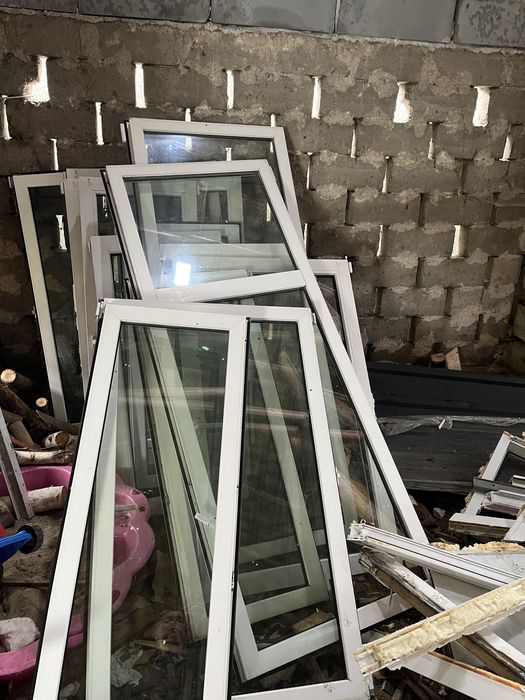 Okna pcv dwuszynowe  bez futryn  same skrzydla