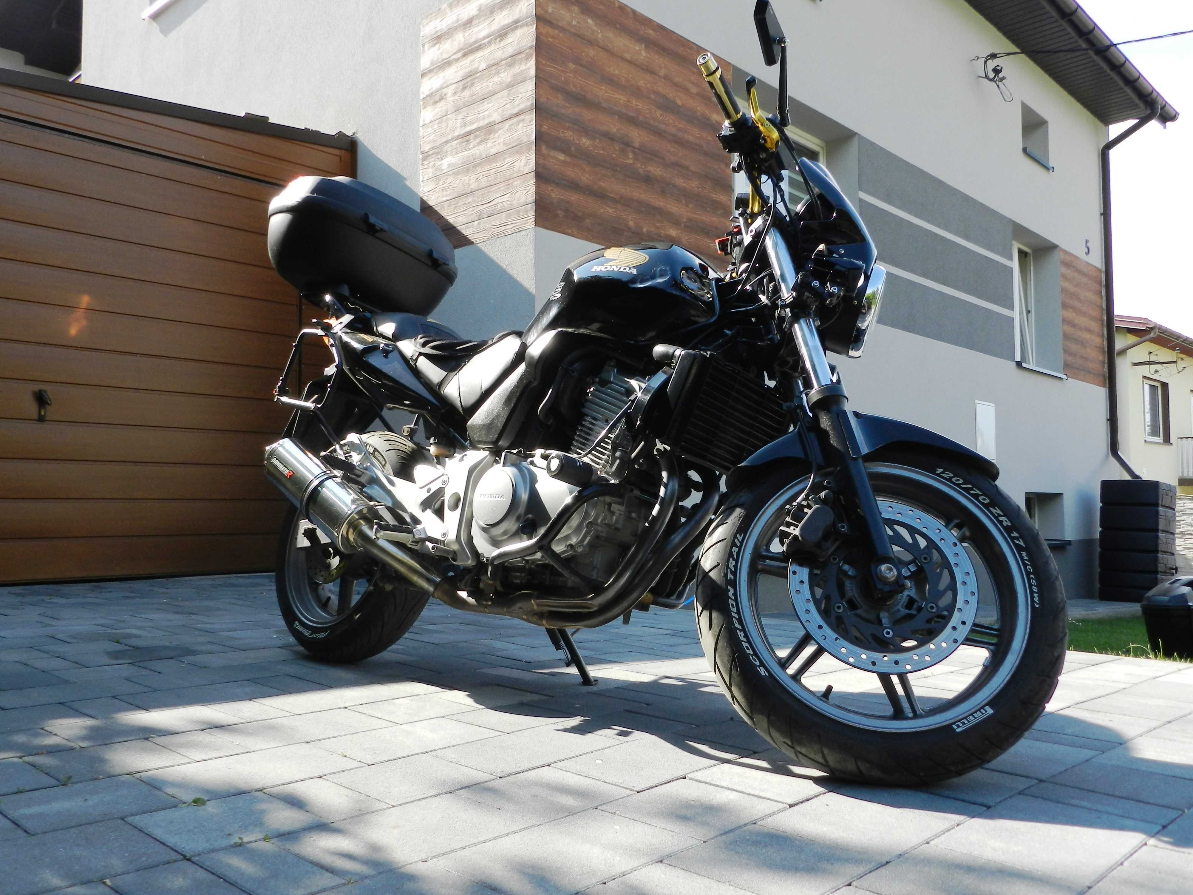 HONDA CBF500- 2007r - Dużo dodatków! LED/KUFRY/DOMINATOR - OC,PT 07/26