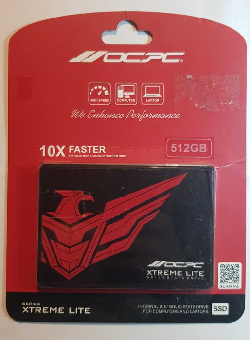 512GB SSD OCPC XTL-200 3D NAND (TLC) SATAIII 2.5" виставочний образец.