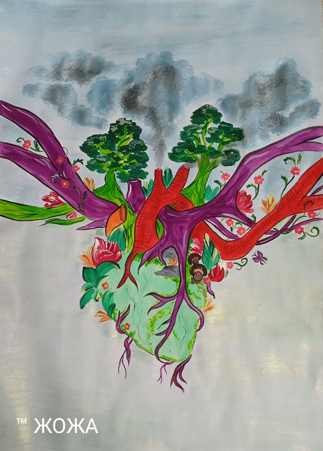 Рисунок малюнок в школу садик краски карандаши акварель акрил