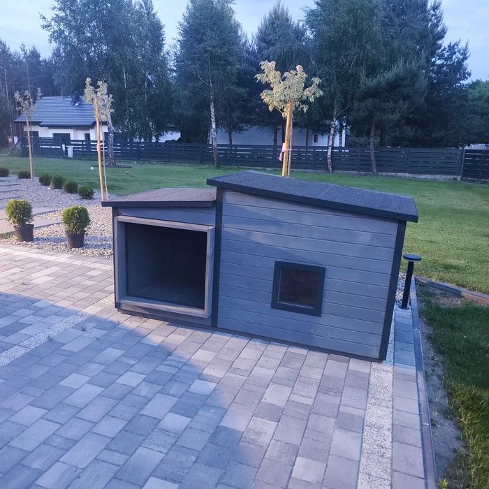 Solidna buda XXL dla dużego psa!!! Alaskan Labrador z okienkiem