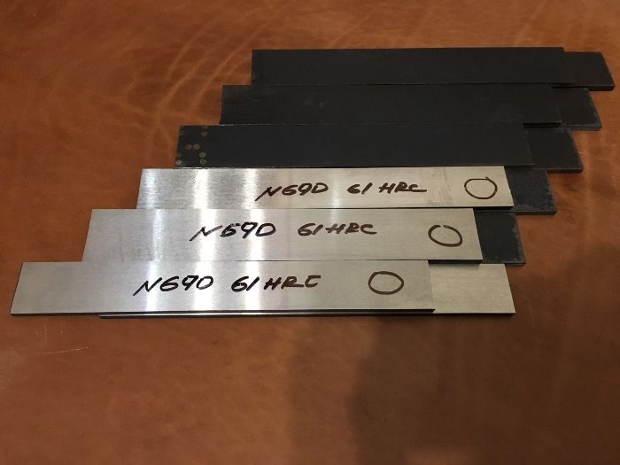 Сталь n690 BOHLER 2.7мм, сталь для ножів, Заготовки для ножів.