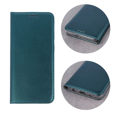 Etui Smart Magnetic Do Samsung S24 Ciemnozielone