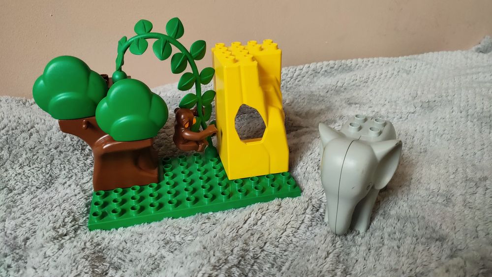 Klocki LEGO Duplo słoń małpa