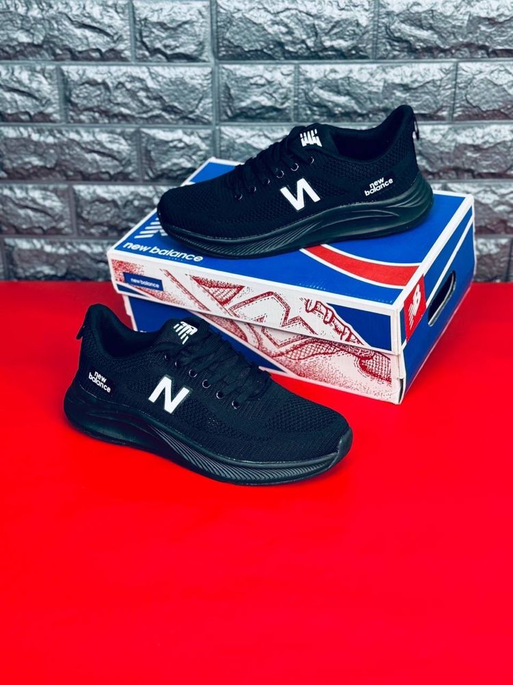 New Balance Кроссовки мужские Спортивные черные летние кросовки