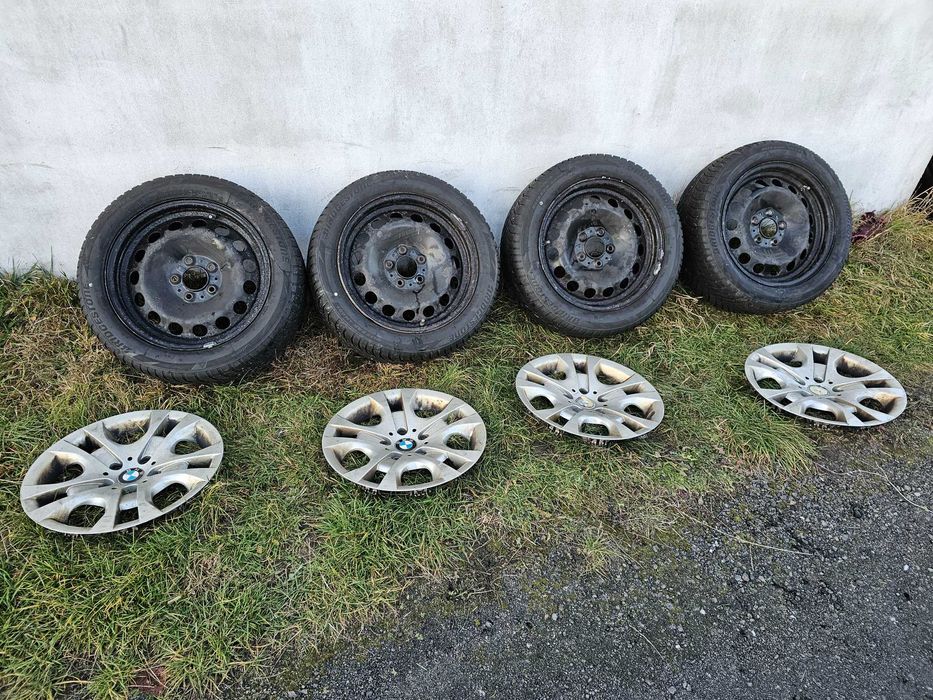 ORYGINALNE koła stalowe z kołpakami bmw x1 e84 7.5 mm 225/50 r17 5x120