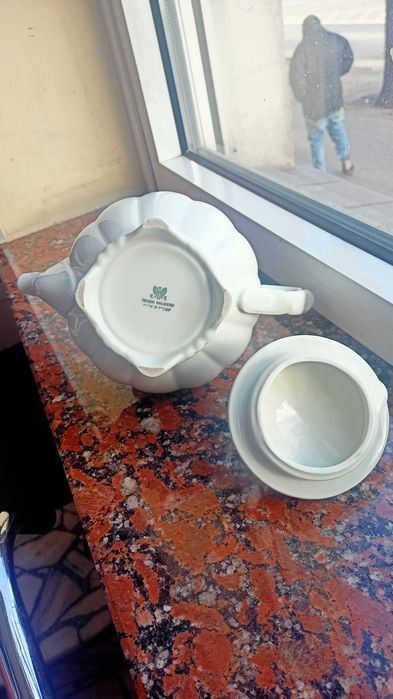 Dzbanek herbaciany fason Maria Teresa Carl Tielsch Wałbrzych 1946-50