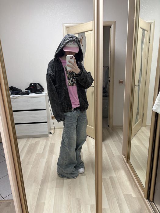 Куртка джинсовка ветровка carhartt, zara type opium jacket M