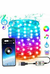 Lampki Choinkowe 100 LED Bluetooth 10M USB RGB MIX