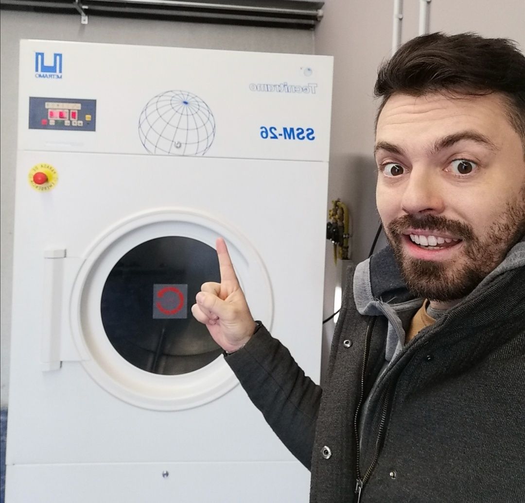Self Service Máquina de secar roupa industrial aquecimento a gás lares