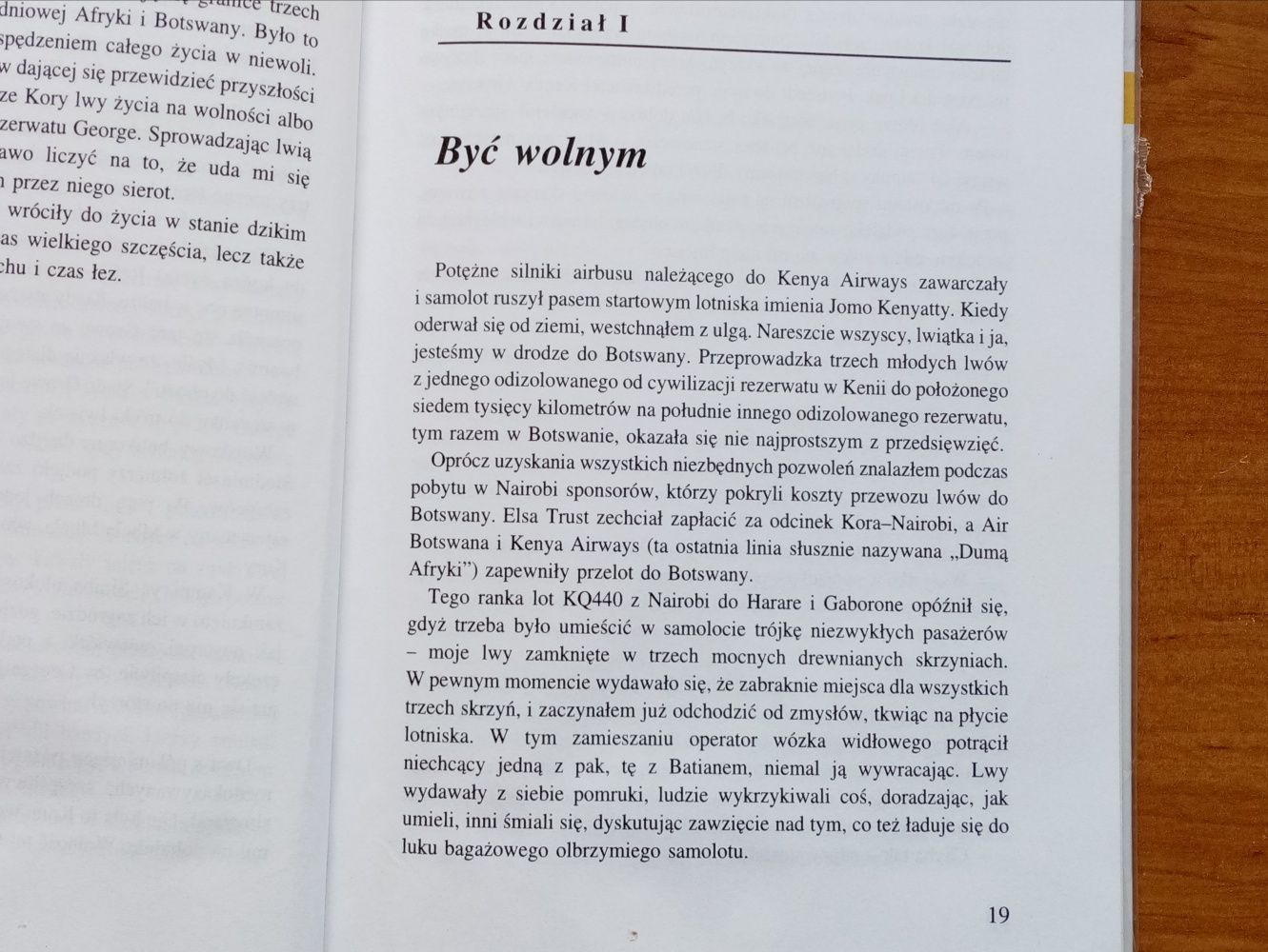 Lwy ostatnie z wolnych Gareth Patterson