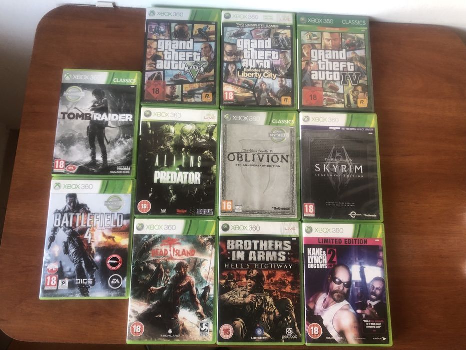 11 gier Xbox 360 Gta Skyrim Oblivion Tomb Raider wiele innych
