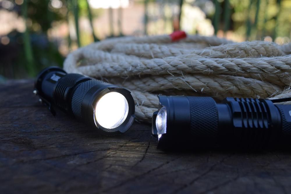 lanterna táctica led cree ultrafire Q5 potente airsoft caça