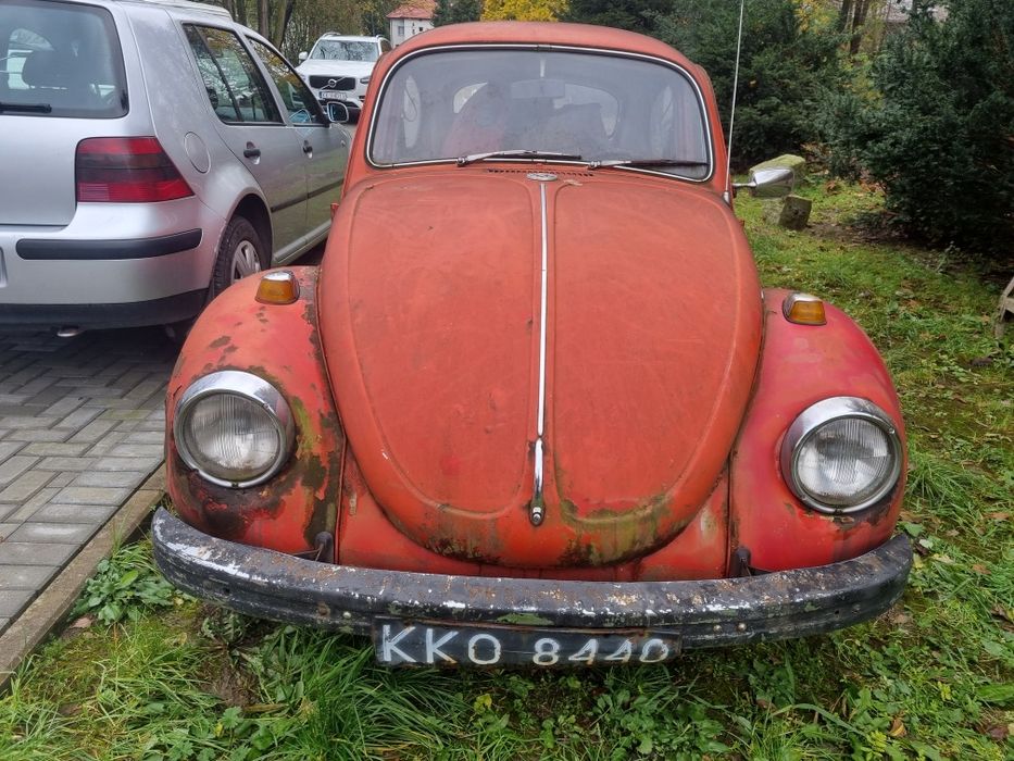 VW Garbus 1972r do remontu, zarejestrowany.