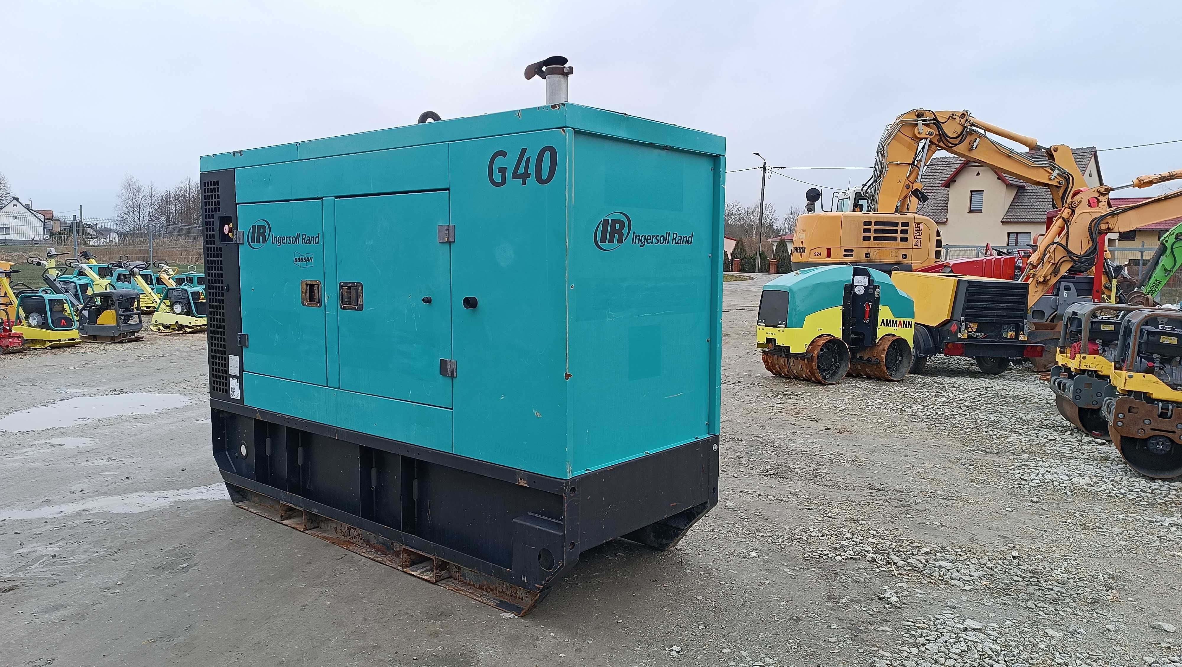 Agregat Prądotwórczy INGERSOLL RAND DOOSAN G40 KVA / 10r!| Atlas