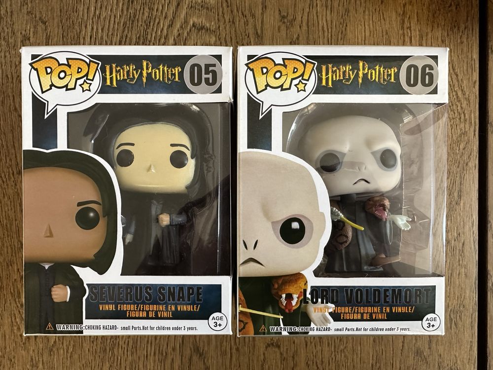 Imitação Funko Pop Snape e Voldemort