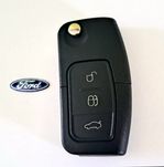 *NOWA* Obudowa kluczyka pilota FORD - 3 przyciski + naklejka z logo