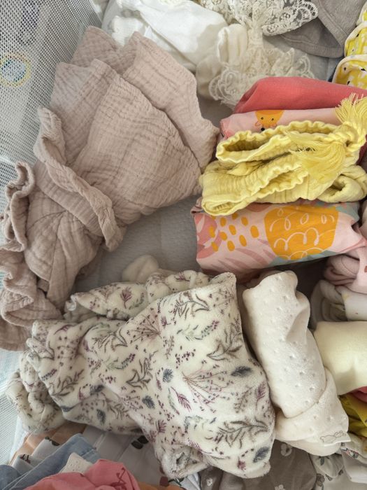 Paczka ciuszków zestaw wyprawka dla noworodka niemowlaka