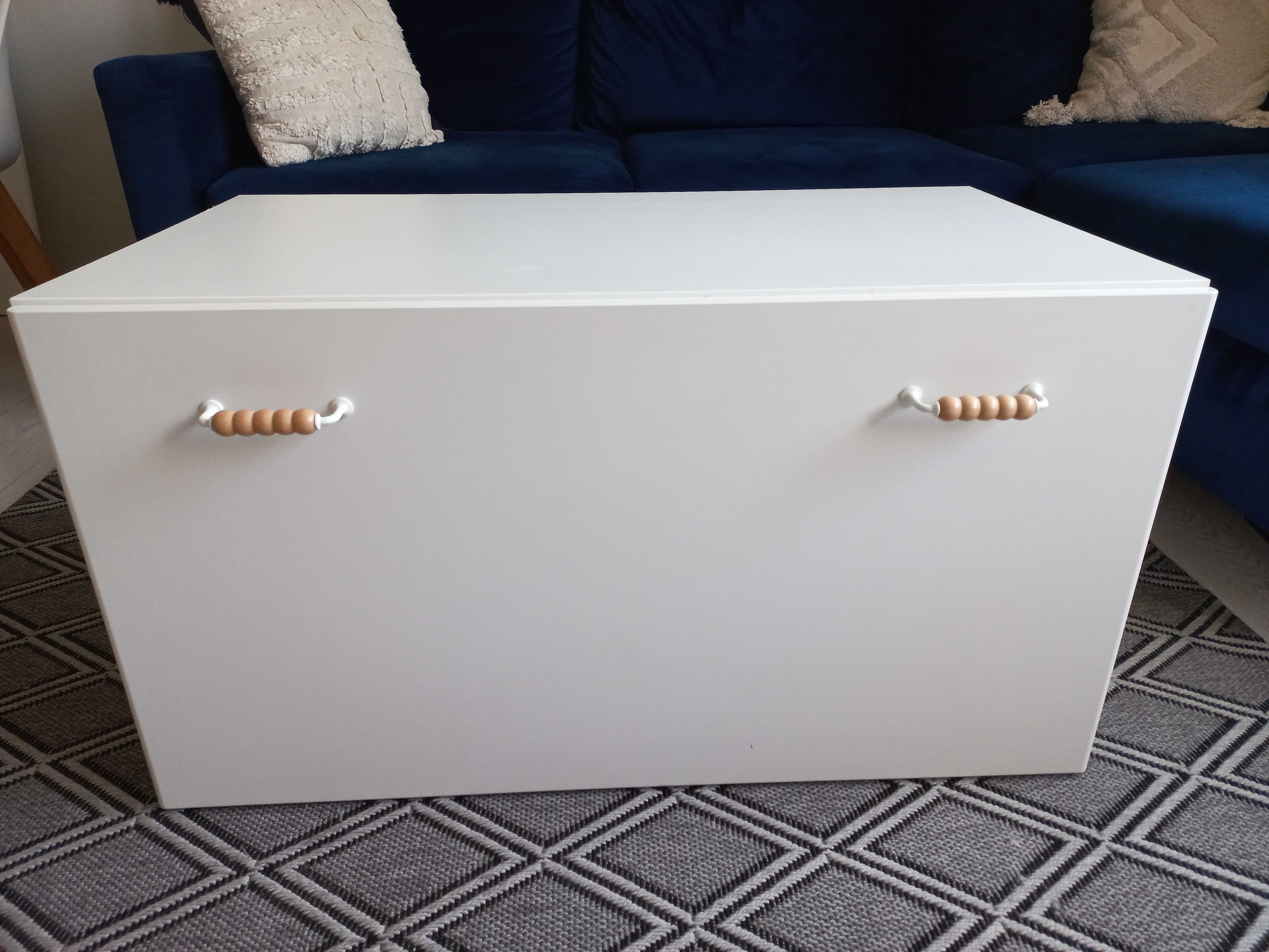 Pojemnik na zabawki z siedziskiem skrzynia Ikea