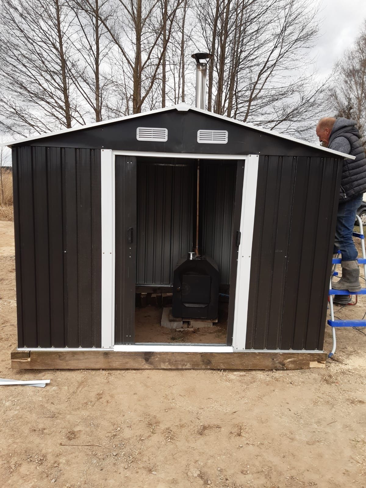 Wynajme domek pomost  jezioro  sauna bania goraca beczka MAZURY