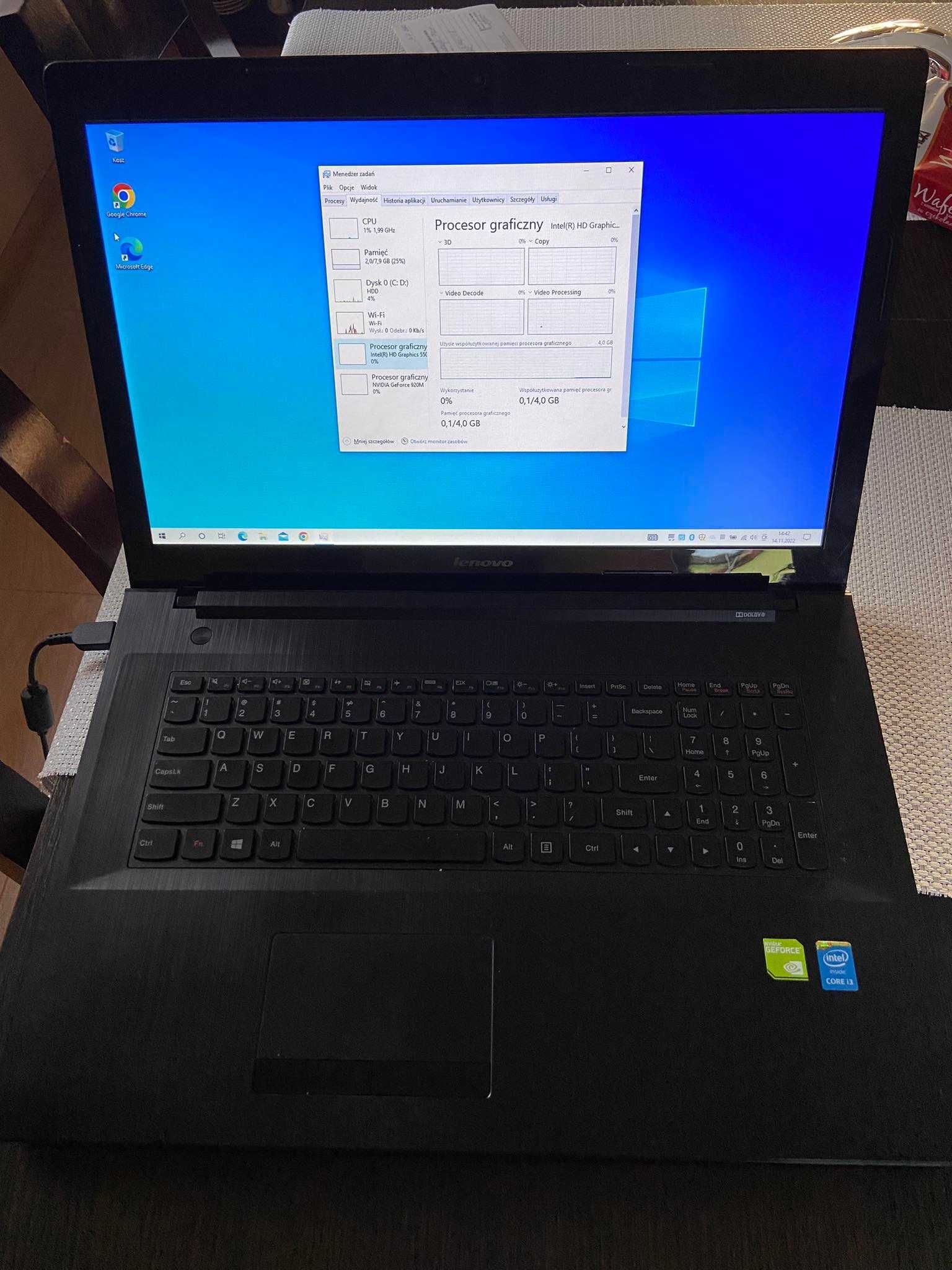 Laptop Lenovo B70-80 17,3 " Intel Core i5-5005U 8 GB / 1TB HDD