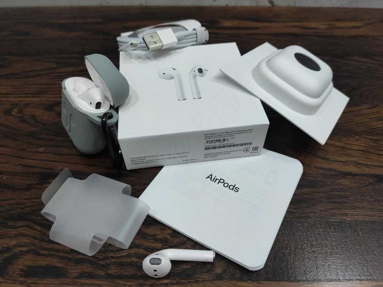 Безпровідні Навушники Епл Airpods 2 Якість - Оригінал Гарантія півроку