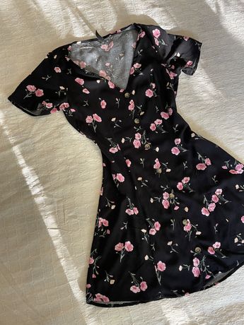 Міні сукня у квітковий принт H&M, мини платье в цветочный принт