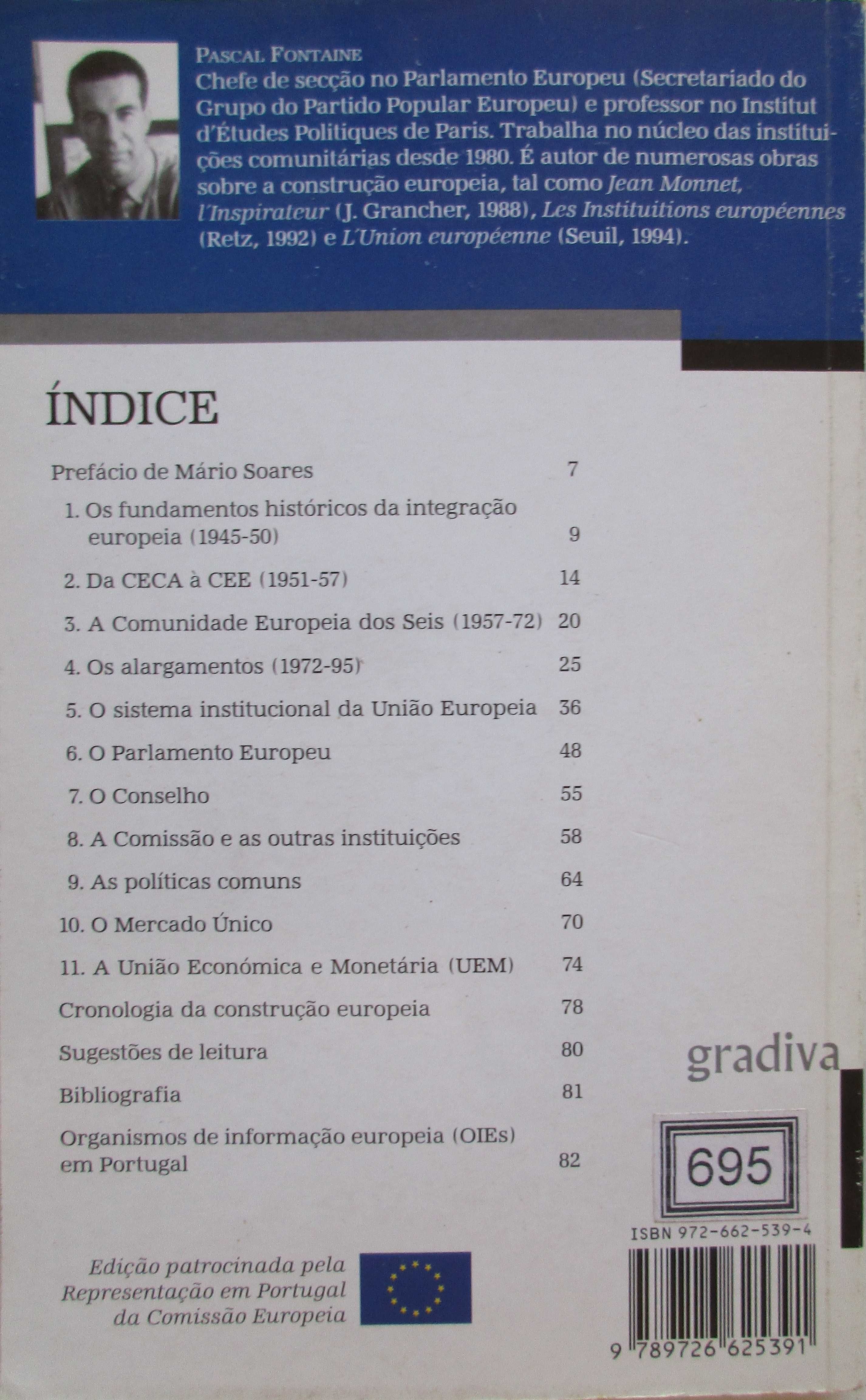 Pascal Fontaine - A Construção Europeia de 1945 aos Nossos Dias -Livro