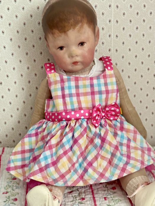 Stara lalka Kathe Kruse szerokie biodra