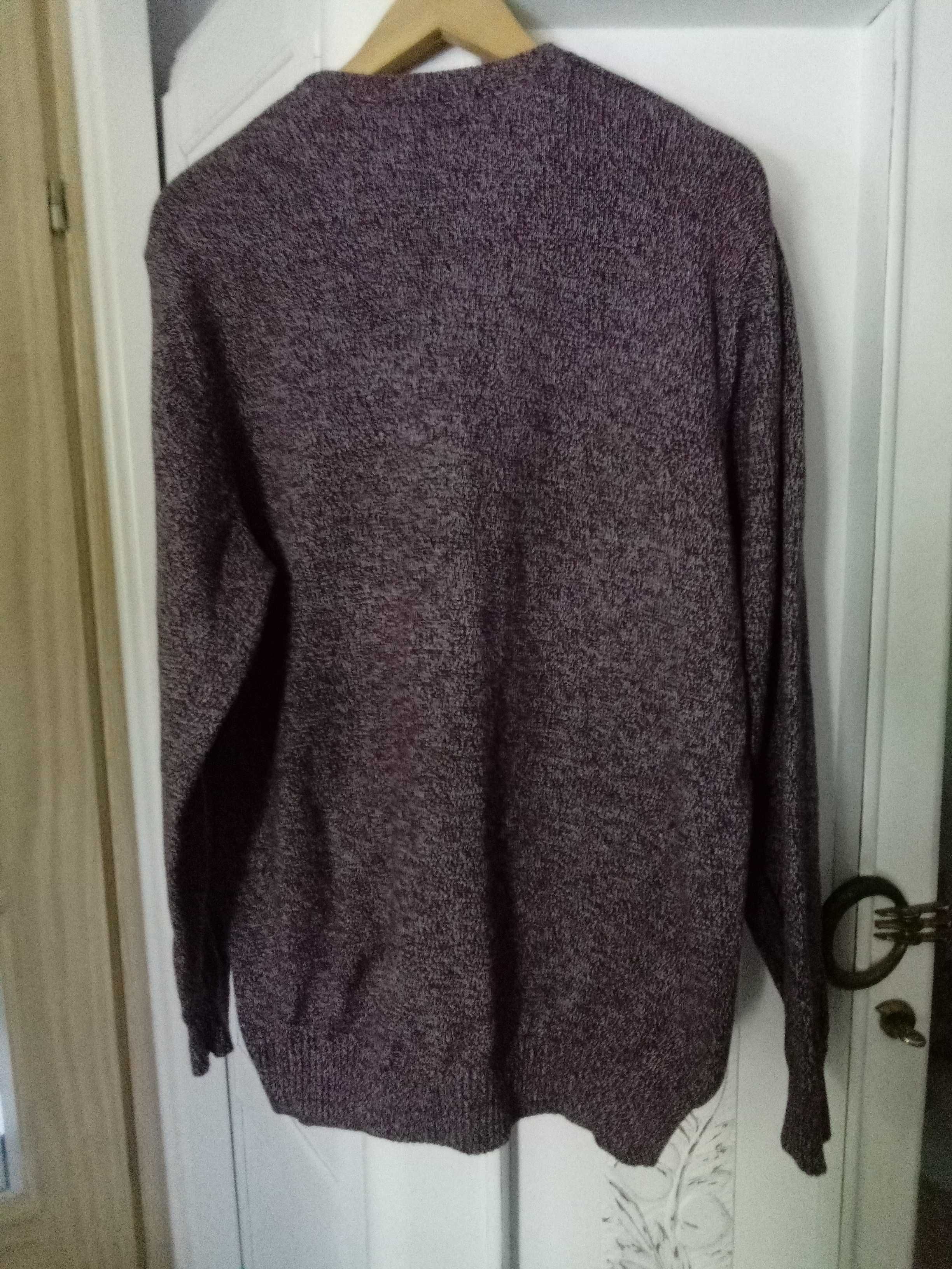 jak NOWY bawełniany MAINE new england sweter męski melanżowy L