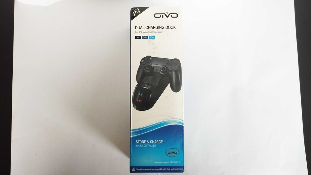 PS4 - Carregador de Comandos Duplo - OIVO Gaming