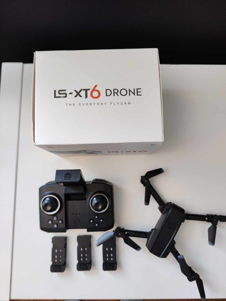 NOWY Dron Profesionalny Lasenix Dual Camera + 3 baterie