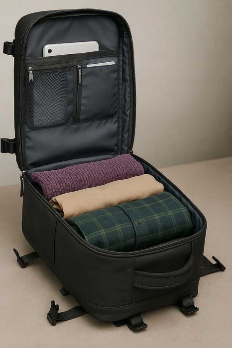 Wytrzymały Plecak Ryanair WizzAir 40x20x25 Bagaż Podręczny Kabinowy