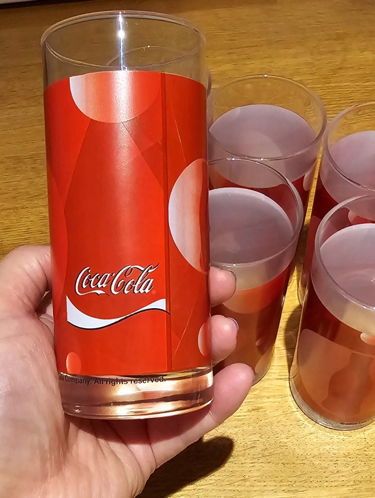 Coca Cola szklanki 8 sztuk