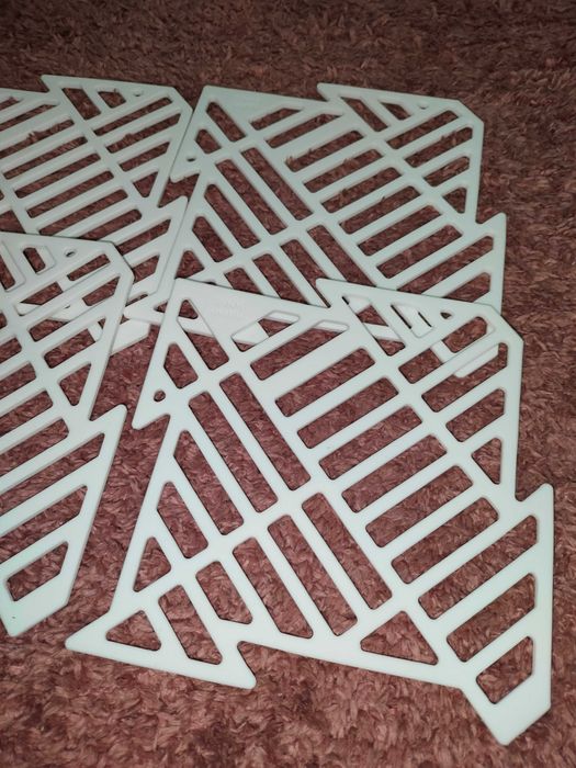 Zestaw silikonowych mat do zlewu 4szt 16.25×16.25  cm