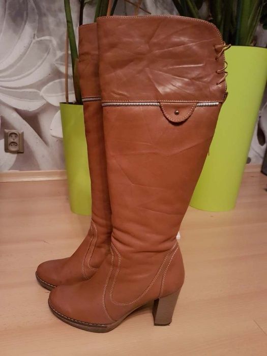 wysyłka 1 zł * kozaki skóra naturalna WOJAS 41 wkładka 27cm