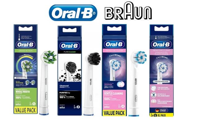 Зубні насадки Oral B , сменные насадки на электрические щетки орал б