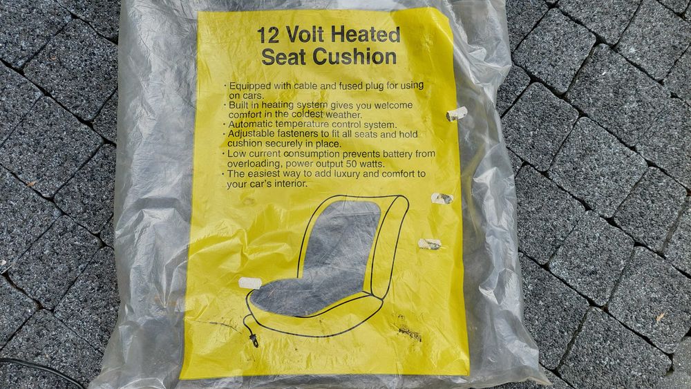Mata grzewcza na fotel siedzenie 12V
