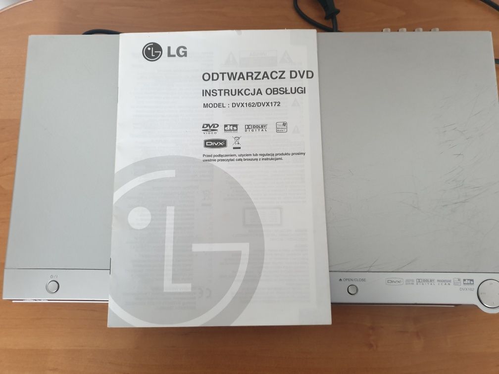 Odtwarzacz DVD LG model DVX162