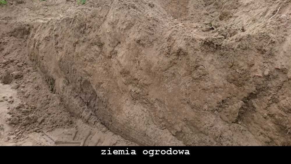 ziemia ogrodowa czarnoziem humus pod trawę trawnik z transportem