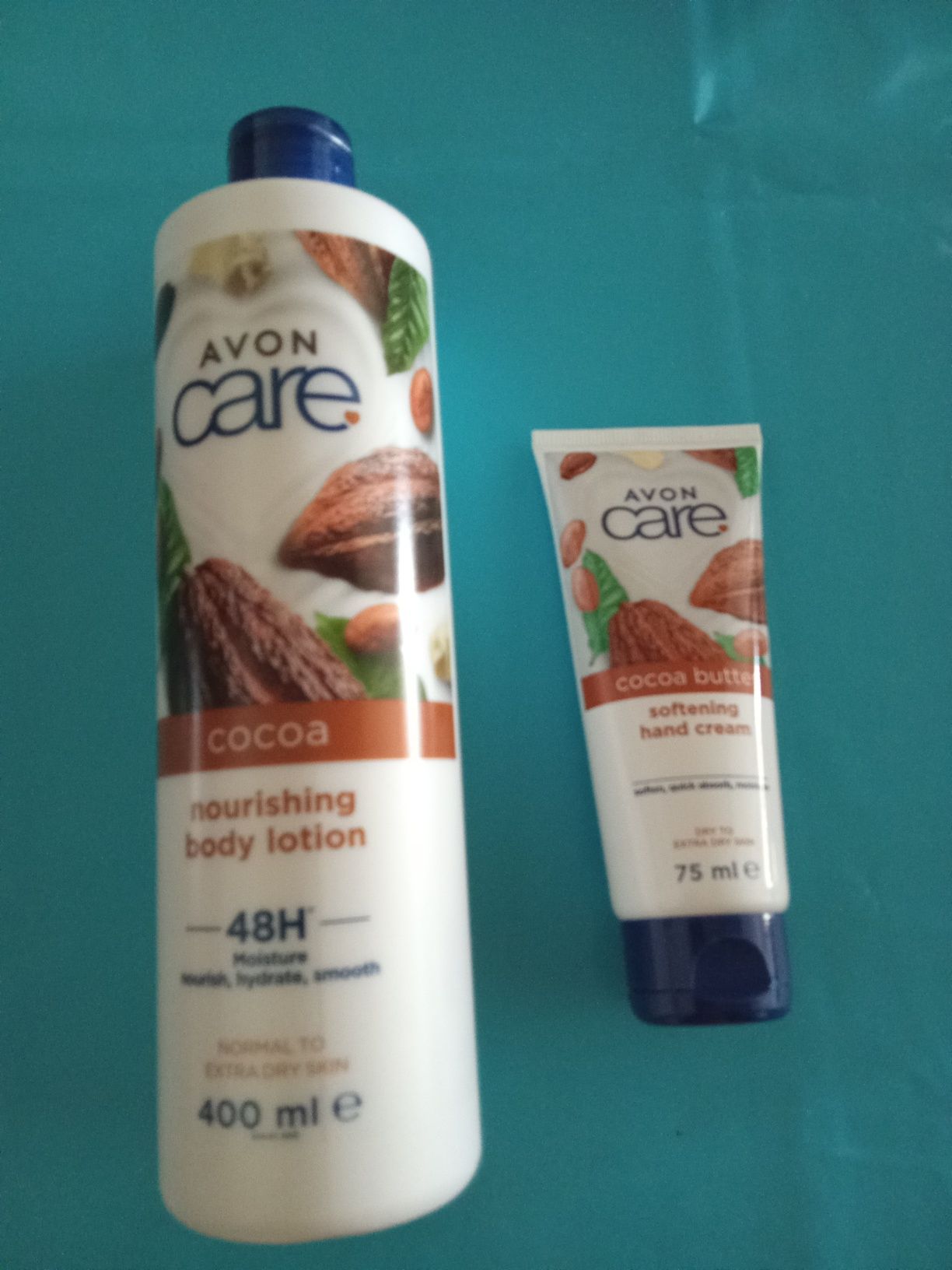 Loção corporal e creme mãos Avon